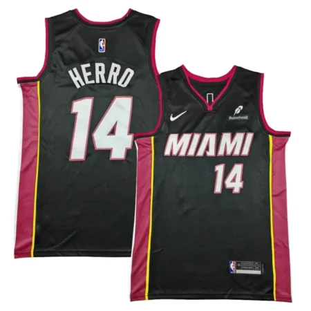 Tyler Herro Miami Heat Black Icon Swingman Jersey