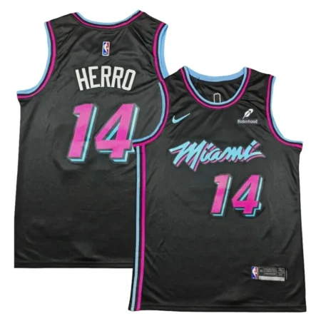iami Heat 2025_26 City Edition Jersey - Black - Tyler Herro