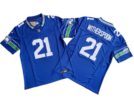 Devon Witherspoon Seahawks Jaxon Royal Alternate Vapor Limited Jersey Stitched