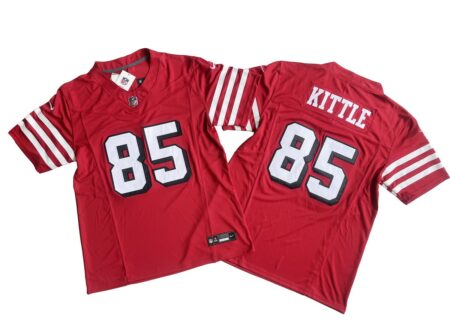 George Kittle 49ers Scarlet Alternate Vapor Limited Jersey Stitched