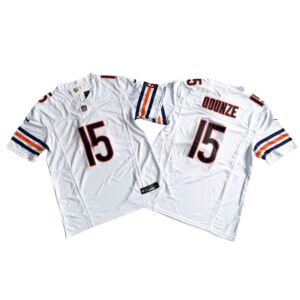 Bears 15# Rome Odunze Vapor Jersey Stitched White
