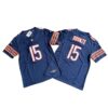 Bears 15# Rome Odunze Vapor Jersey Stitched navy