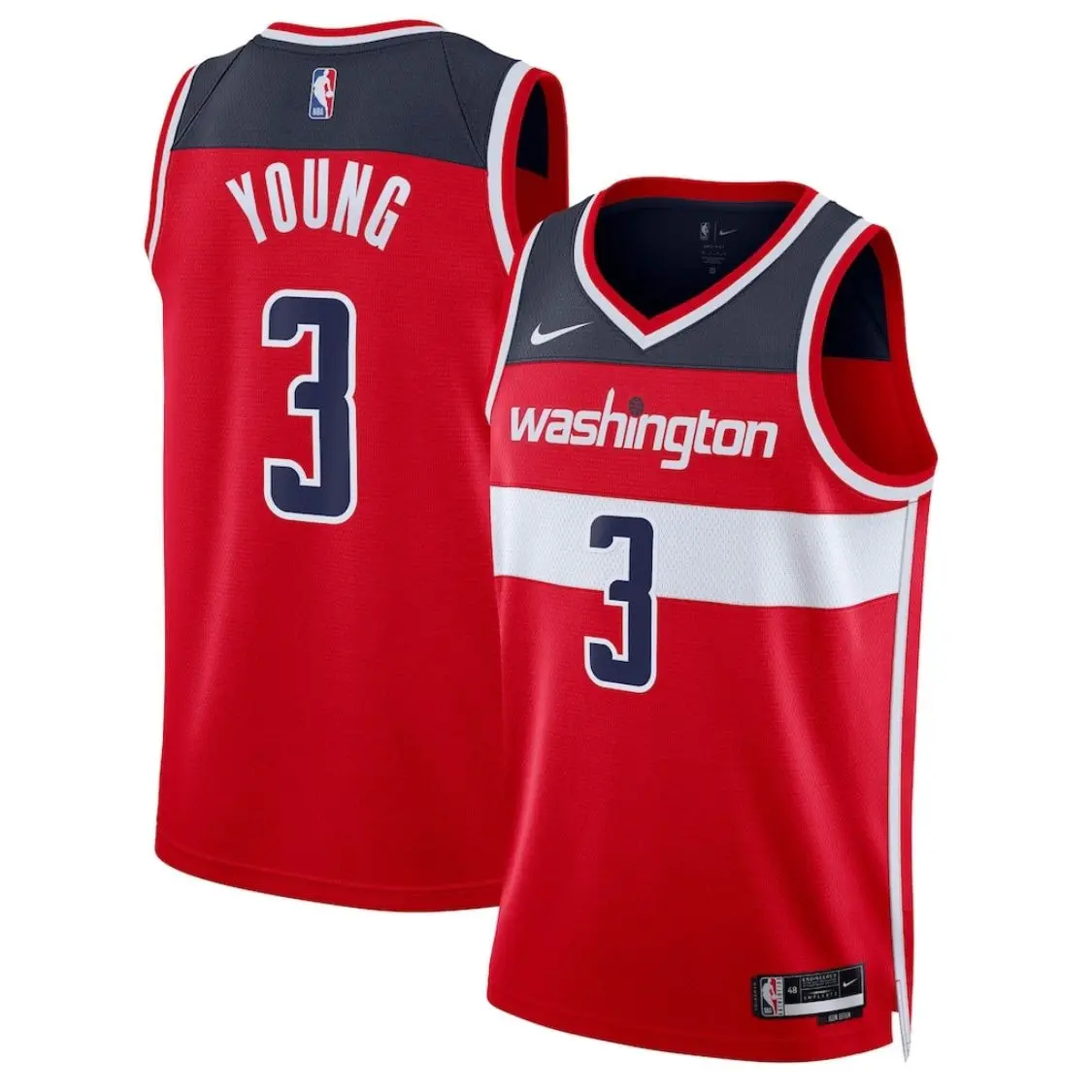 Washington Wizards Trae Young Red Jersey - Icon Edition