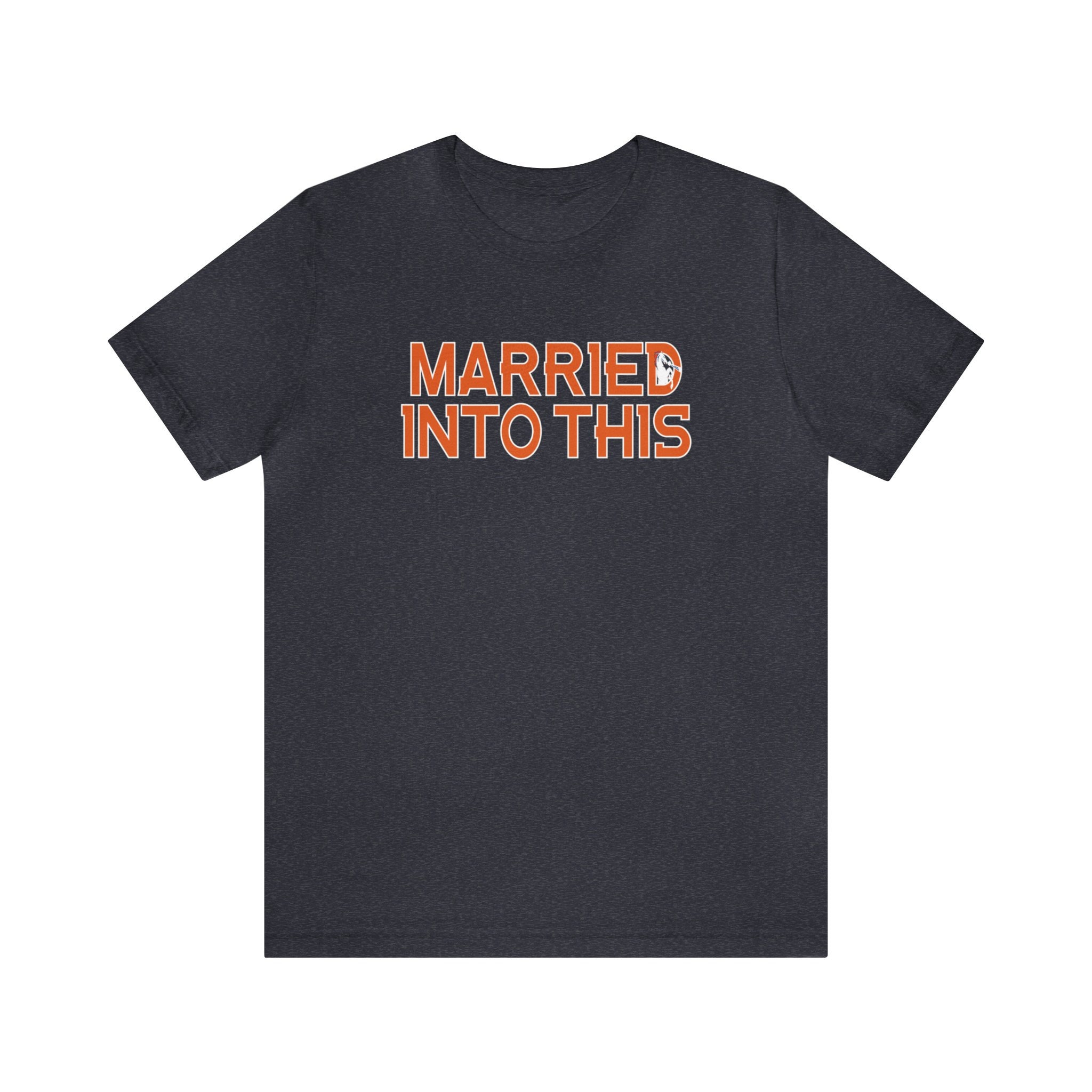 Bronco Married Into This Denver Football T-Shirt – Tailgate-Ready for Gameday - Image 2